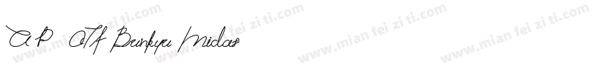 A P-OTF Bunkyu Midas字体转换